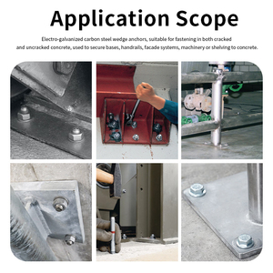 เหล็กยึดแบบลิ่ม <span class=keywords><strong>Hilti</strong></span> HST3 คุณภาพสูง ทำจากเหล็กกล้าไร้สนิม พร้อมสารกันไฟที่ด้านล่าง สำหรับงานเสริมแรงในงานก่อสร้าง - Product Image 5