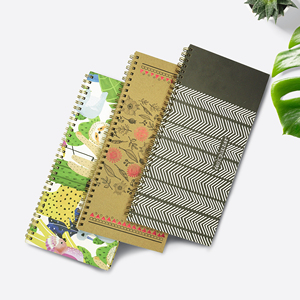 Bobine spirale personnalisée reliure rectangulaire couverture rigide horaire quotidien impression de planificateur d'horaire scolaire - Product Image 1