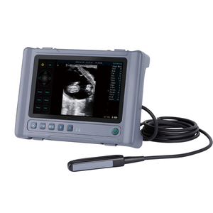 Scanner à ultrasons vétérinaire portable durable, sonde étanche, équipement agricole pour le test de gestation des vaches et des chevaux - Product Image 1