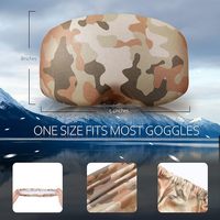 2025 microfibre Ski lunettes couverture Sublimation impression lunettes protecteur manchon Snowboard lunettes couverture chaussettes masques pour les yeux
