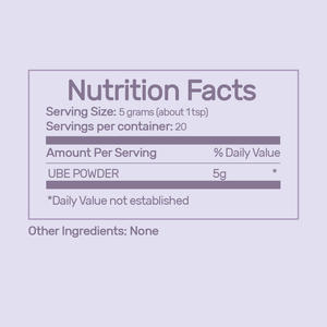 Poudre d'Igname Violette Bio (Ube) Pure à 99% pour la Pâtisserie et les Desserts – Meilleure Vente - Product Image 2