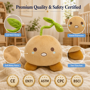 Groothandel op maat gemaakte grappige huilende aardappel knuffel speelgoed groente knuffeldier pluizig stressverlichtend cadeau OEM figuur fabrikant - Product Image 2