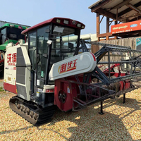 Moissonneuse-batteuse automatique 120 CV avec boîte de vitesses, largeur de travail élevée 2400 mm pour la récolte du blé, du riz et du maïs, garantie 1 an