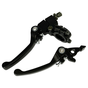 Leviers de frein et d'embrayage pliables de 22 mm, compatibles avec les motos de cross Pit Dirt Bike Stomp Demon X WPB <span class=keywords><strong>Orion</strong></span> M2R CRF KLX BBR ATV <span class=keywords><strong>Motocross</strong></span>, pièces pour guidon de 7/8 pouces - Product Image 2