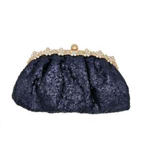 Bolso de Mano de Lujo Brillante Personalizado en Oferta, Bolso de Noche con Cuentas Brillantes, Bolso de Fiesta para Graduación, Boda - Product Image 3