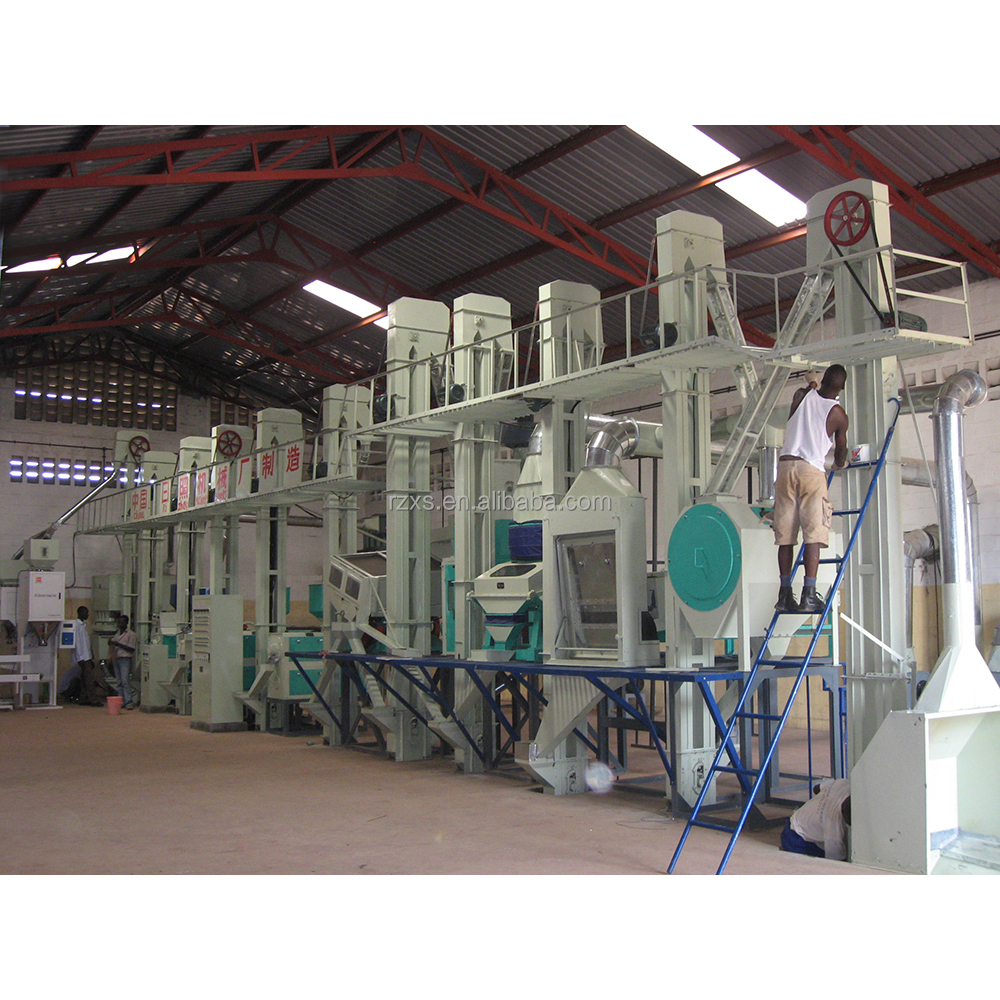 STR MCHJ30E 30 tons per day big automatic wuhan rice milling machine grain processing rice mill with sorter