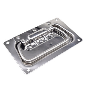 Poignée annulaire de couvercle en acier inoxydable 304 AW Anwang 132 mm sans ressort pour armoire d'aviation - Product Image 3