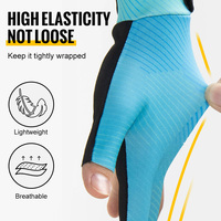 Gants de billard WRELS, gants de billard élastiques à trois doigts, en silicone antidérapant, respirants, pour le snooker et le billard
