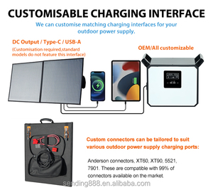 เครื่องกำเนิดไฟฟ้าพลังงานแสงอาทิตย์ DingKeTai แบตเตอรี่ LiFePO4 300W-1000W สถานีไฟฟ้าพกพา แบตเตอรี่สำรองฉุกเฉิน ได้รับการรับรองมาตรฐาน CE ROHS - Product Image 4