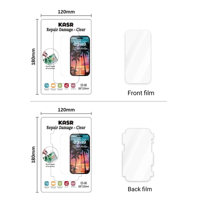 5A+ High Quality TPU Screen Protector Cell Phone Protection Guard Raw Materials Soft Hydrogel Films Nano Screen Protector
