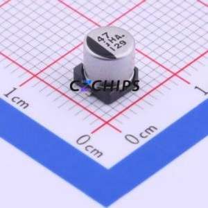 Condensateur électrolytique en aluminium SMD EEEHA0J470AR, SMD, D5xL5.4mm 47uF 20% 6.3V 46mA-120Hz - Product Image 1