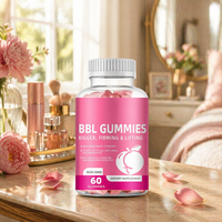 Customized Private Label BBL Gummies Gluten Sugar-free Butt Enhanceing Gummy Healthcare Supplement for Women