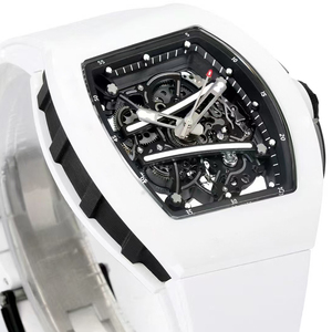 Reloj de Lujo para Hombre, Diseño Esqueletizado, Cuerpo Blanco y Negro, Mecánico Automático, Resistente al Agua, Luminoso, Estilo de Diseñador, Nuevo 2026 - Product Image 2