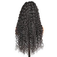 Couleur brésilienne 13*6 pouces Kit bordeaux vierge perruque faisant 360 crépus pleine bande aiguilles colle 13*6 cheveux humains demi perruques