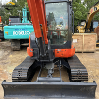 Mini-excavatrice sur chenilles diesel hydraulique d'occasion d'origine japonaise Kx165 8 tonnes, pièces de rechange disponibles avec support après-vente