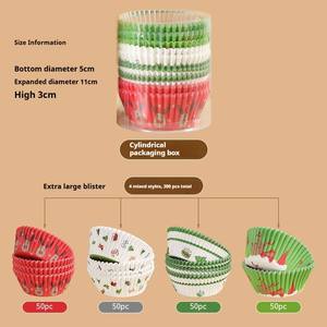 Moule à pâtisserie avec motif à pois festifs, moule à muffins <span class=keywords><strong>en</strong></span> aluminium brillant, doublure pour cupcakes pour événements festifs, décoration de table de desserts - Product Image 1