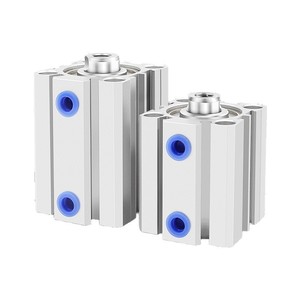Cilindro Neumático Qingze Acq12 16 20 25 5 10 15 20 25 30 40 50 75 S, Cuerpo de Aluminio, Tipo Delgado, Cilindro General - Product Image 1
