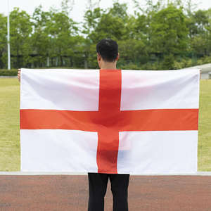 ผ้าคลุมเชียร์ฟุตบอลโพลีเอสเตอร์สั่งทำจากโรงงานปี 2022 ลายธงชาติเบลเยียมและอังกฤษ ขนาด 90x150 ซม. พิมพ์ลายดิจิทัล - Product Image 6