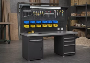 Armoire à outils en métal moderne robuste personnalisable, 3 tiroirs, rangement antistatique, capacité de charge de 1000 kg, multifonctionnelle pour <span class=keywords><strong>garage</strong></span> - Product Image 4