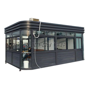 Poste de Garde Ruichoy en Structure Acier, Design Moderne, Cabine de Sécurité Extérieure - Product Image 4