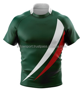 Camiseta de Rugby Transpirable con Estampado de Secado Rápido para Hombre, Ligera, Colores Personalizados, Ropa Deportiva Antibacteriana - Product Image 1