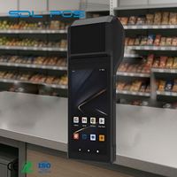 Terminal Portátil con Soporte OTG, Posicionamiento A-GPS, Escáner POS, Impresora, Pantalla HD Clara para Supermercados, Sdlpos