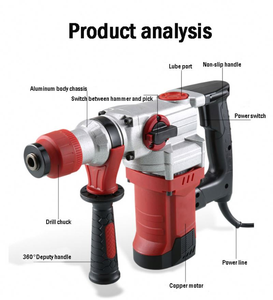 Tốt Nhất Và Mới Rock Breaker Rotary <span class=keywords><strong>Hammer</strong></span> Khoan Không Chổi Than Cordless Búa Khoan Với Điện - Product Image 2