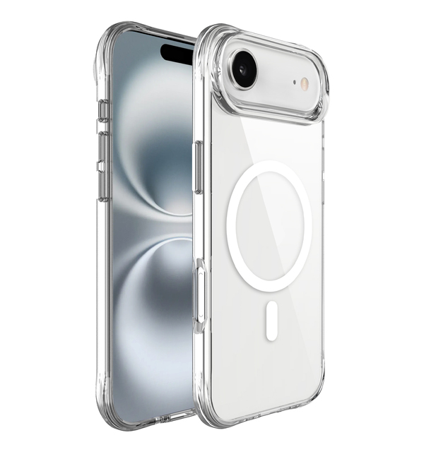 For iPhone 17 Air Shockproof Case Yellowing Resistant Transparent Magnetic Cover for IPhones