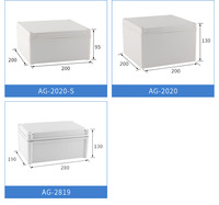 Boîtier de distribution extérieur étanche en plastique ABS série AG YC pour surveillance de sécurité et interrupteur d'alimentation