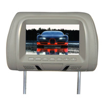 Écran d'appui-tête universel de 7 pouces en gros, entrée vidéo double canal, Mp5, oreiller, écran LCD arrière HD pour voiture