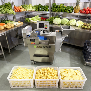 Otomatik Sebze Patates Doğrayıcı Dilimleyici Parçalayıcı/ Patates Kızartması Kesme Makinesi/ Endüstriyel Sebze Doğrayıcı - Product Image 1