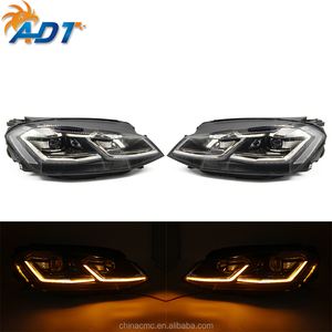 Carcasa para Faros Delanteros de Coche para Golf 7 MK7.5 2017-2018, Lentes LED DRL, Doble Haz, Bi-Xenón HID, Accesorios - Product Image 5