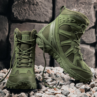 Nouvelles bottes tactiques du désert, bottes d'entraînement du désert, bottes du désert vertes, nouvelles bottes du désert vertes respirantes pour l'extérieur
