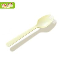 Groothandel Wegwerp Plastic Vorken Lepels Heavy Duty Simpele Stijl Draagbaar Duurzaam Bestek Fruit Maaltijd Dessert Feest Picknick