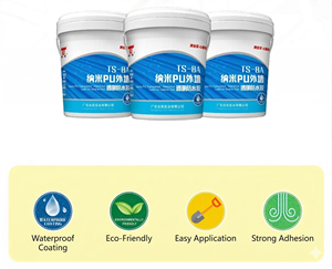 One-Component Polyurethane Waterproof <b>Paint</b> High-Performance Waterproofing Membrane for Roof & Basement - Product Image 2