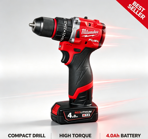 Taladro <span class=keywords><strong>Atornillador</strong></span> Inalámbrico <span class=keywords><strong>Milwaukee</strong></span> M12 FUEL Compacto de Alto Torque de Grado Industrial con Batería REDLITHIUM de 4.0Ah - Product Image 4