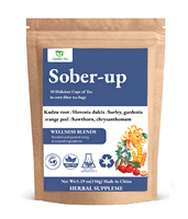 Sachets de thé santé, directement de l'usine, prise en charge du dropshipping, personnalisable, thé naturel à base de plantes pour se réveiller après une gueule de bois - Formule pure pour se remettre sur pied