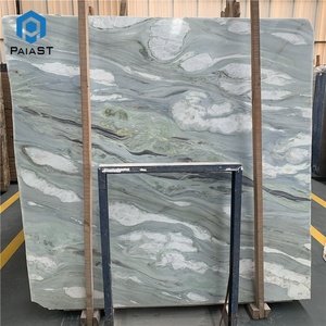 De Lujo decoración interior blanco Natural de mármol verde exótico Precio de piedra para la pared y <span class=keywords><strong>el</strong></span> piso del baño azulejos - Product Image 1