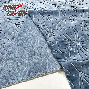 قماش كينجكاسون الصيني الجديد لعام 2026، ناعم للغاية ومضاد للكهرباء الساكنة، بنقش زهور زرقاء، مثالي لهدايا عيد الميلاد للأطفال - Product Image 5
