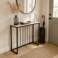 Table console multifonctionnelle en métal de luxe moderne pour entrée, salon, villa, hôtel, chambre, appartement