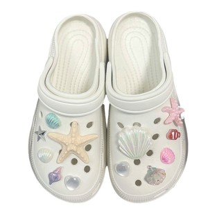 Accessori fai da te di lusso Set di gioielli stella marina di perle accessorio rimovibile decorazione plastica ABS materiale zoccolo <span class=keywords><strong>scarpe</strong></span> Charms - Product Image 4