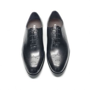 Chaussures pour hommes en cuir véritable respirantes à lacets, à bout carré, tendance, élégantes, formelles et décontractées, sur mesure haut de gamme pour l'automne - Product Image 3