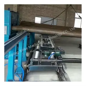 Xinke Steel Pipe Internal/External Shot Blasting Machine with Coating Equipment Production Line