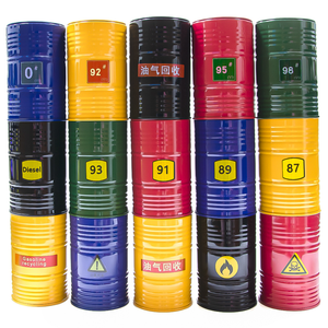 Mini bidón de combustible de metal con <span class=keywords><strong>tapa</strong></span> abierta para Traxxas TRX4, Axial SCX10 CC01 D90 RC4WD TRX410 y otros modelos, accesorio de decoración de escritorio. - Product Image 3