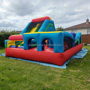 Château <span class=keywords><strong>gonflable</strong></span> commercial pour enfants et tout-petits, avec toboggan et parcours d'obstacles <span class=keywords><strong>gonflable</strong></span> extérieur, avec souffleur - Product Image 3