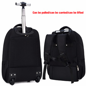 Zaino per Computer Portatile a Doppia Spalla con Ruote, Borsa da Viaggio Intelligente per Laptop - Product Image 4