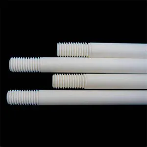 Colourful And Clear Round Acrylic Rod With Thread Hole PMMA Rod Acrylic Threaded Rod