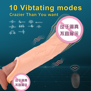 Kablosuz uzaktan kumanda yapay penis giyen penis kol titreşim yapay mastürbasyon yetişkin ürünleri seks oyuncakları - Product Image 2