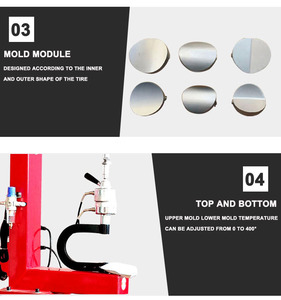 Macchina <span class=keywords><strong>Vulcanizzatrice</strong></span> per Riparazione Pneumatici Tubeless per Camion - Product Image 3