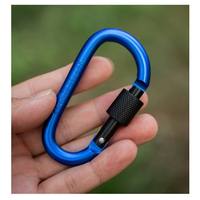 Anneau en D en acier inoxydable 304 avec boucle de corde et cadenas à ouverture supérieure pour camping en plein air, tente, sac à dos - Vente chaude, fournisseur OEM ODM, taille personnalisée, prix bas
